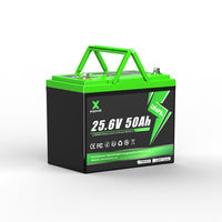 XSVPVOLT 24 V 50 Ah LiFePO4-Batterie für Trolling-Motoren